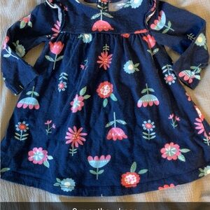 Carter's Navy Floral Kids Dress
